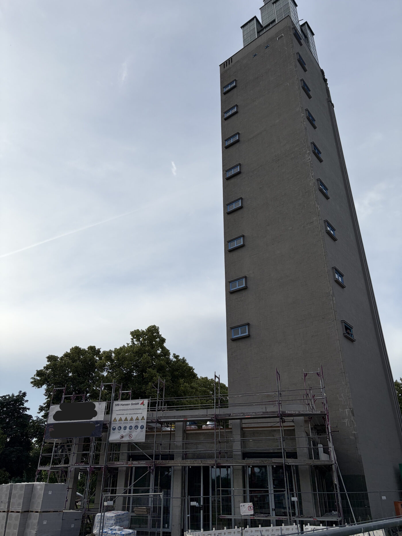 Albinmüller-Turm – Neubau-Basisbau